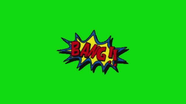 vector illustration of an bang shock effect