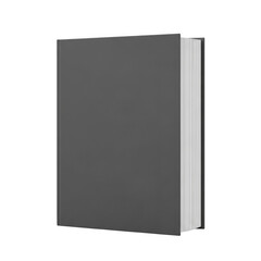 A sleek and modern black and white notebook with a minimalist design