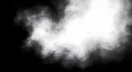 Fototapeta premium smoke on black background