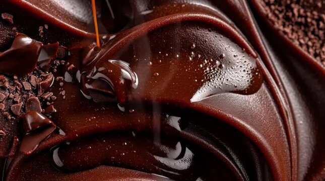 Seduced by the Luxurious Dark Chocolate Texture and Decadent Drizzle