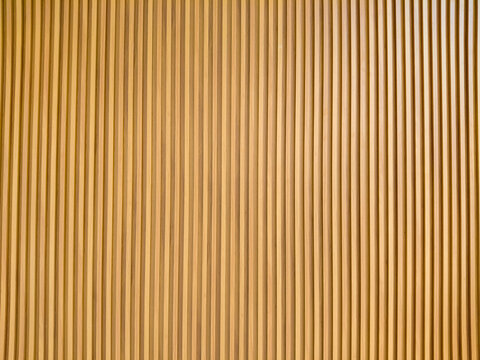 Modern Vertical Wood Slat Wall with Seamless Parallel Timber Panels