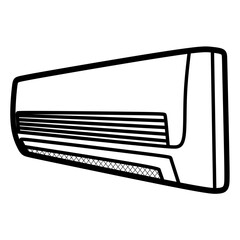 closed ac line art images, editable lines