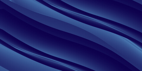 Obraz premium Abstract blue wave background with light flowing lines and smooth modern design.