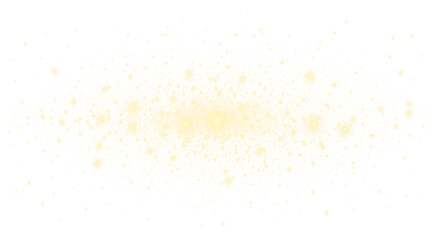 PNG golden sparkle drift overlay on transparent background. Crafted for photo edits: premium gold shimmer in party style. © Ольга Боярина