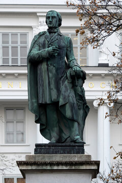 VIENNA, AUSTRIA - DECEMBER 04, 2017:  Commemorative Statue of Austrian-Czech Inventor Joseph Ludwig Franz Ressel Inventor