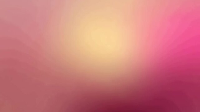 Abstract Gradient Grainy Backdrop with Warm Pink and Yellow Glow, Modern Poster Header Banner Background Texture Design. Video