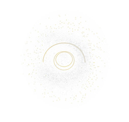 Glitter ribbon swirl cascade overlay PNG isolated transparent festive asset