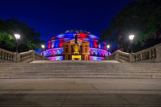 London - 07 07 2022: Staircase leading to the Royal Albert Hall