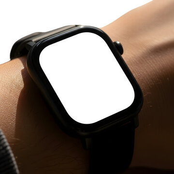 Smartwatch mockup png isolated on transparent background for advertising and design
