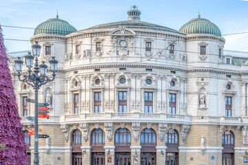 Fototapeta premium Arriaga Theater (Teatro Arriaga) Neobaroc Architecture in Bilbao, Spain