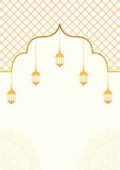 Indian themed wedding invitation template design