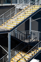 Stairs, Canary Wharf, Tower Hamlets, London, E14, England, UK