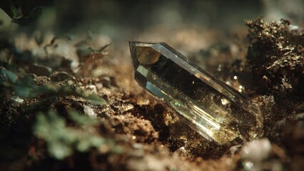 Smoky Quartz Crystal Close-up