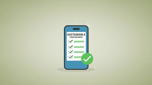 Sustainable procurement concept. ESG concept