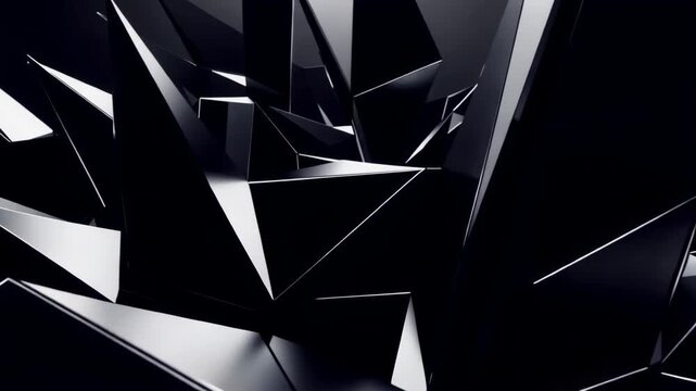 Abstract black and white geometric shapes dynamic background for presentations,corporate identity or modern art projects