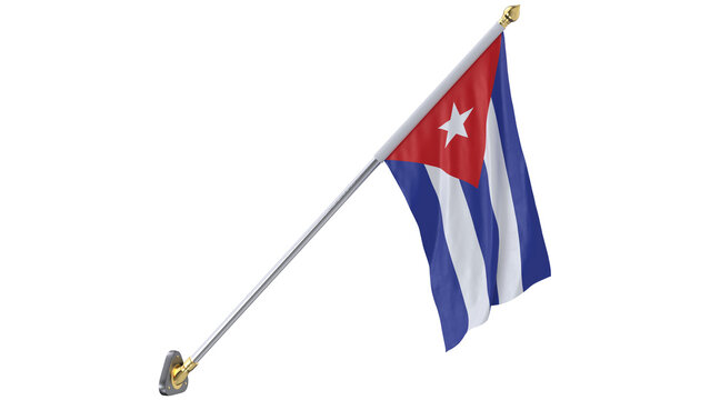Cuba Cloth Flag Wall Mounted
