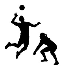 basketball players silhouettes © Deny