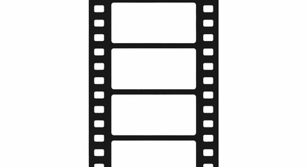 film strip, cinema, movie, frames, black background