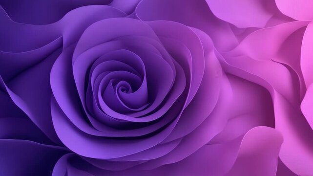 A close-up videograph of purple roses in a bouquet with soft focus.