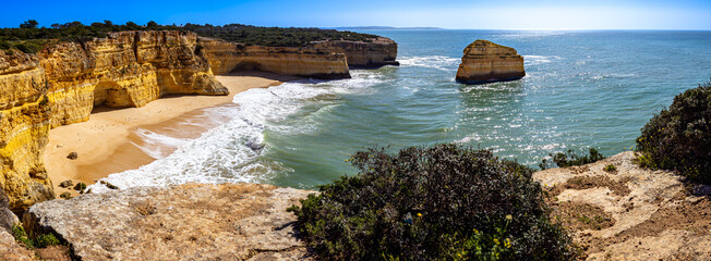 View Golden Cliffs Embrace Sandy