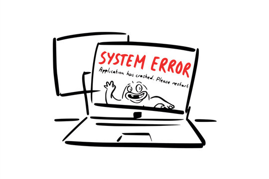 Laptop displaying system firmware update interface on its screen