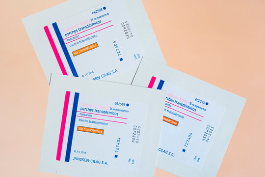 Fentanyl analgesic patches.