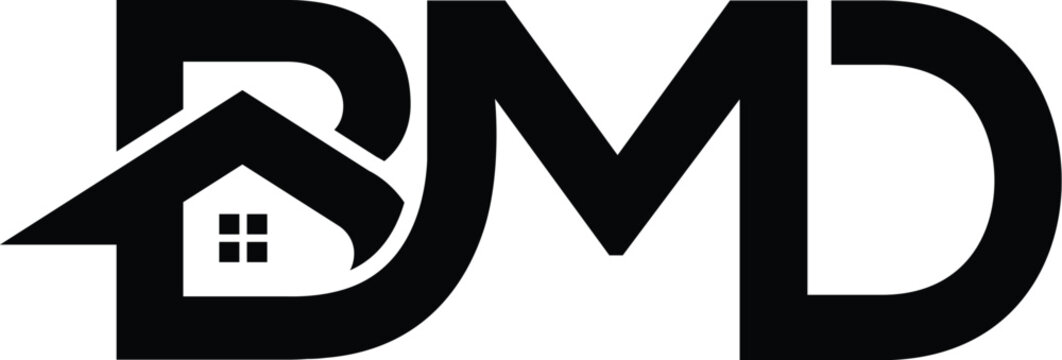 Letter BMD home logo