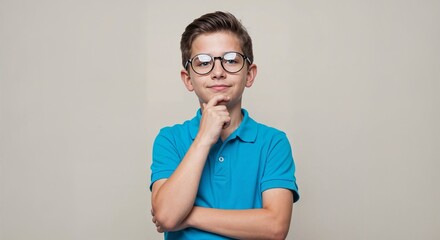 portrait of a handsome young boy