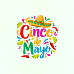 Vibrant Cinco de Mayo Celebration with Sombrero and Limes