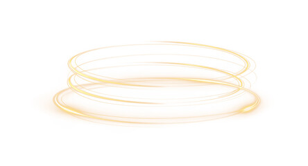 Luminous arc swirl overlay PNG transparent abstract element