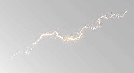 Electric gold lightning bolts illuminate the storm with light and energy. Sparks flash danger while thunder roars across the sky. Perfect PNG overlay for dramatic effects overlay tunder © Alehandro