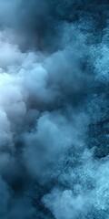 Fototapeta premium Dreamy Abstract Atmosphere with Mystical Blue Haze and Ethereal Cloudscape in a Soothing Light