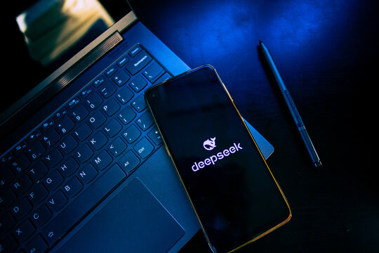 deepseek ai app on a phone