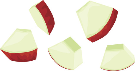 リンゴ　カット