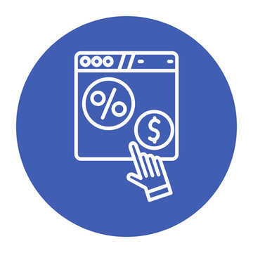 Click Through Rate Icon