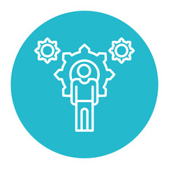 Fototapeta premium Personal Development Icon