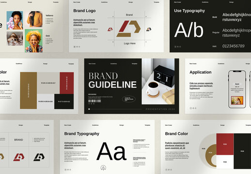 Brand Guidelines Preentation Template