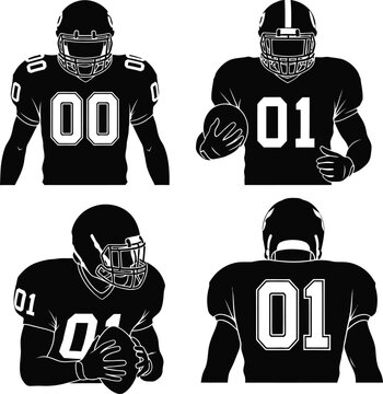American football player jersey designs