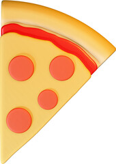 3D Pizza Slice