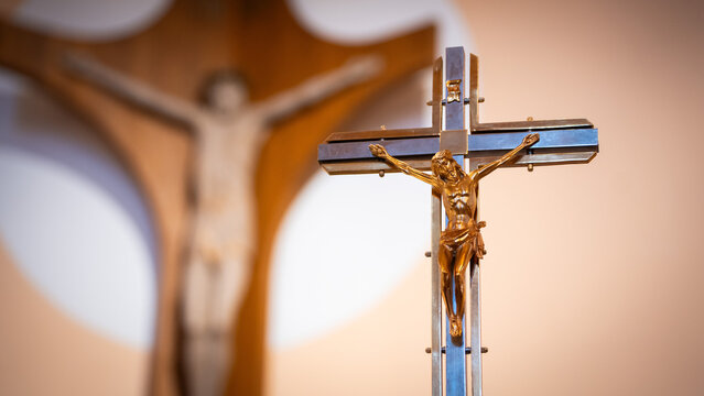 Closeup photo of a crucifix