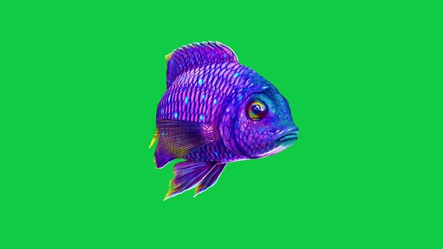 Beautiful mermaid coral reefs and tropical fish aquarium colorful sea salt water fantasy avatar alien fish deep sea fish green blue black screen