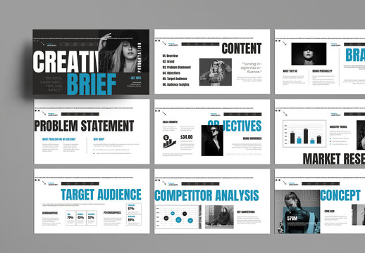 Modern Creative Brief Presentation Template