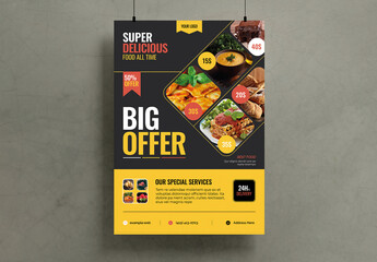 Super Delicious Food Menu Template