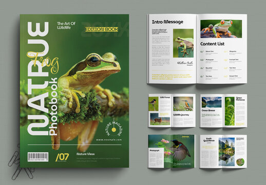 Nature Magazine Template