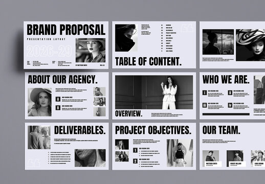 Professional Brand Proposal Presentation Template