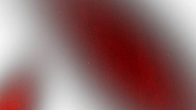 Dark red blurred spot with heavy grainy texture and smoke effect on transparent checkered background