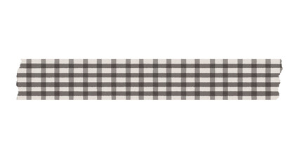 マスキングテープチェック(ブラック)