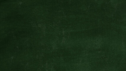Green chalkboard texture with subtle chalk dust and worn surface. Classic school blackboard background ideal for education designs, menus, typography, posters and mockups. © The Stock King