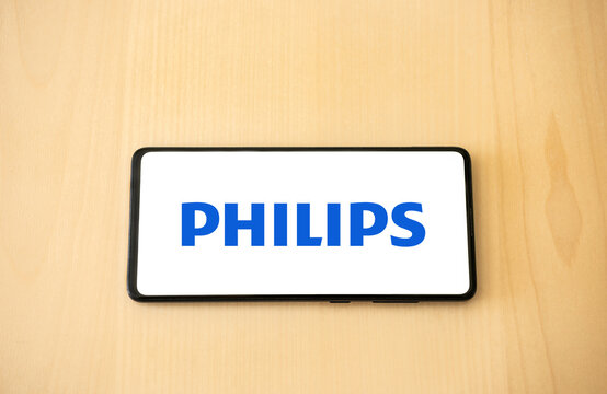 Philips logo on a smartphone screen. Link&ouml;ping, &Ouml;sterg&ouml;tland, Sweden. 02-18-2026
