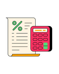 vector flat icon with shadow